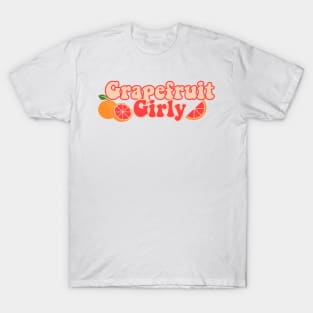 Pastel Grapefruit Girly T-Shirt